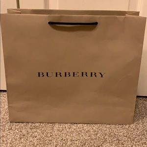 Burberry shopping bag